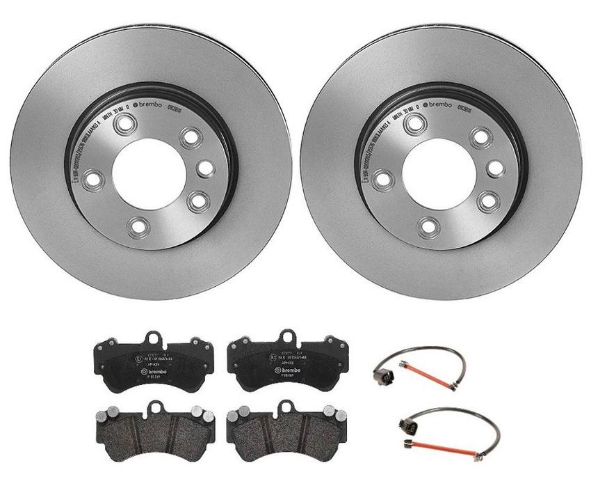 VW Brakes Kit - Brembo Pads and Rotors Front (330mm) (Low-Met) 7L6615302P - Brembo 1548989KIT